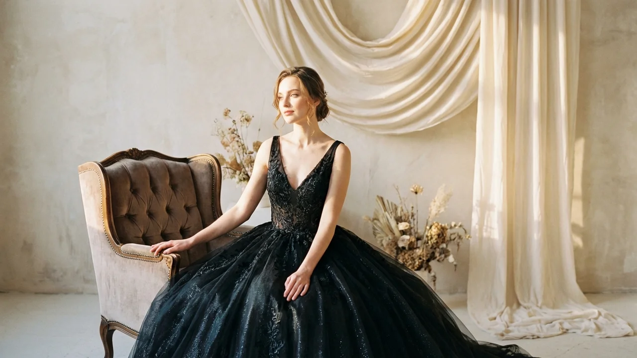 Black Wedding Dresses - 1