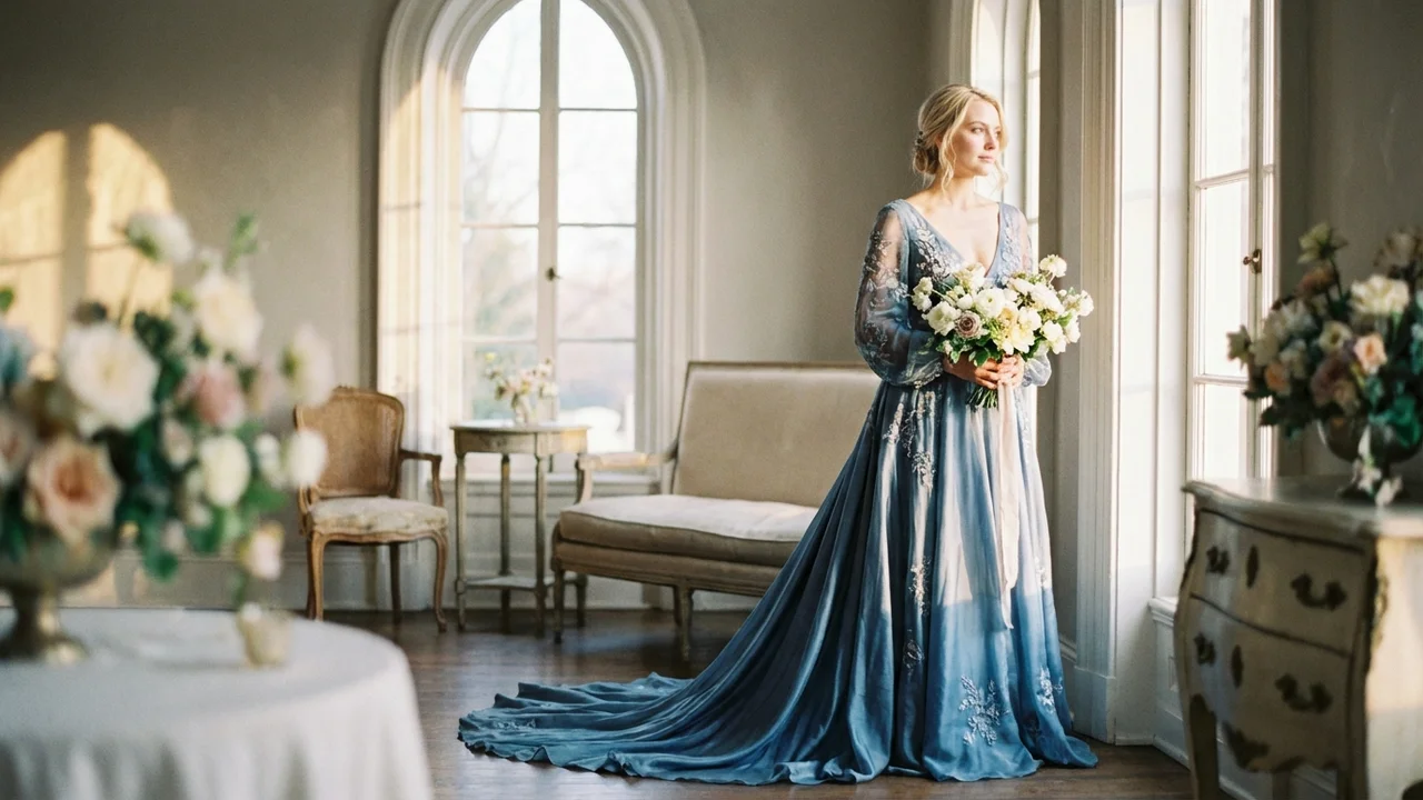 Blue Wedding Dresses - 1