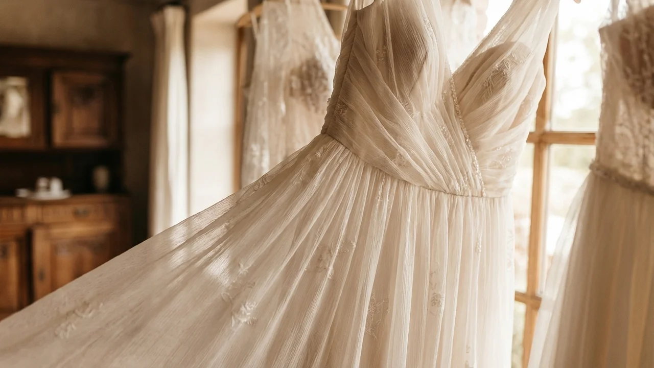 Chiffon Wedding Dresses - 1