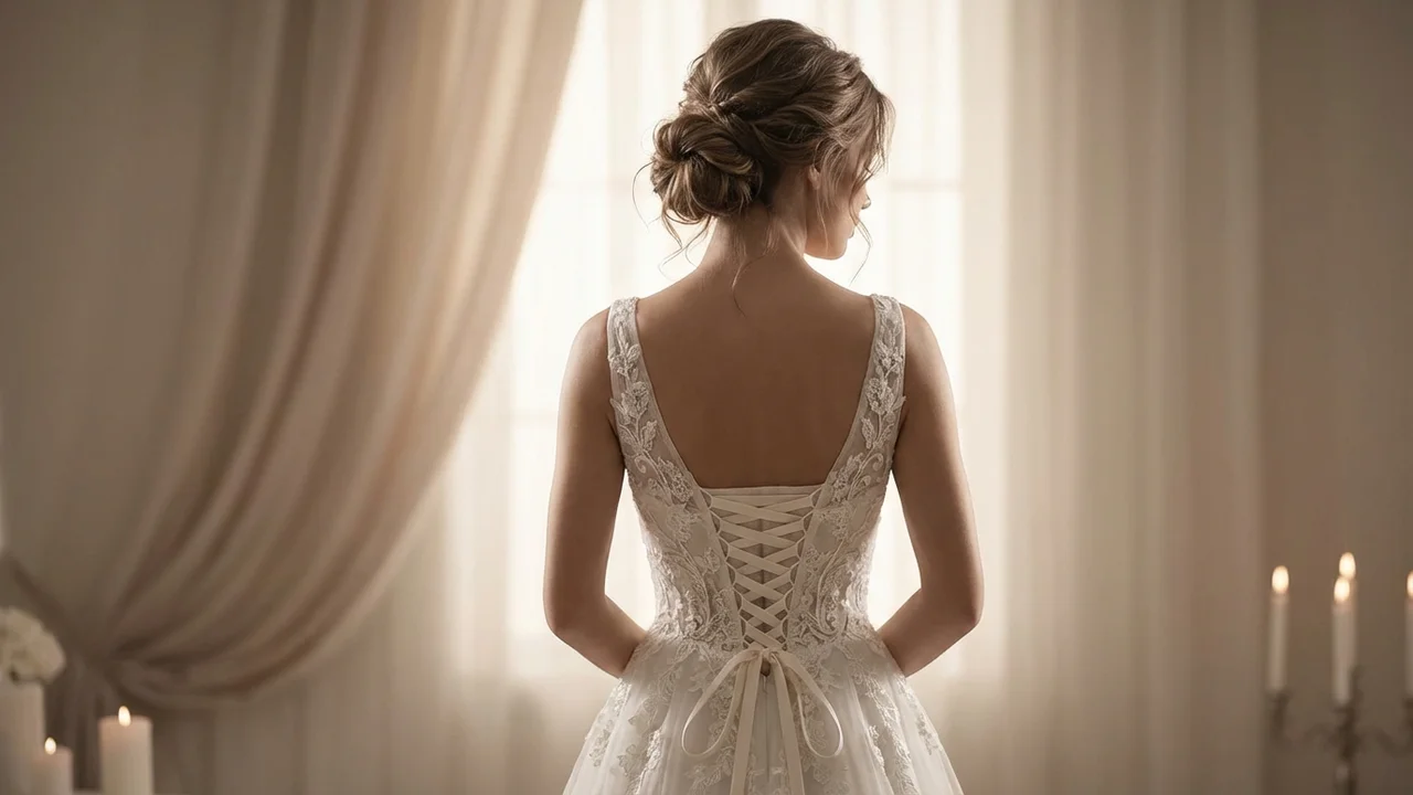 Corset Back Wedding Dresses - 1