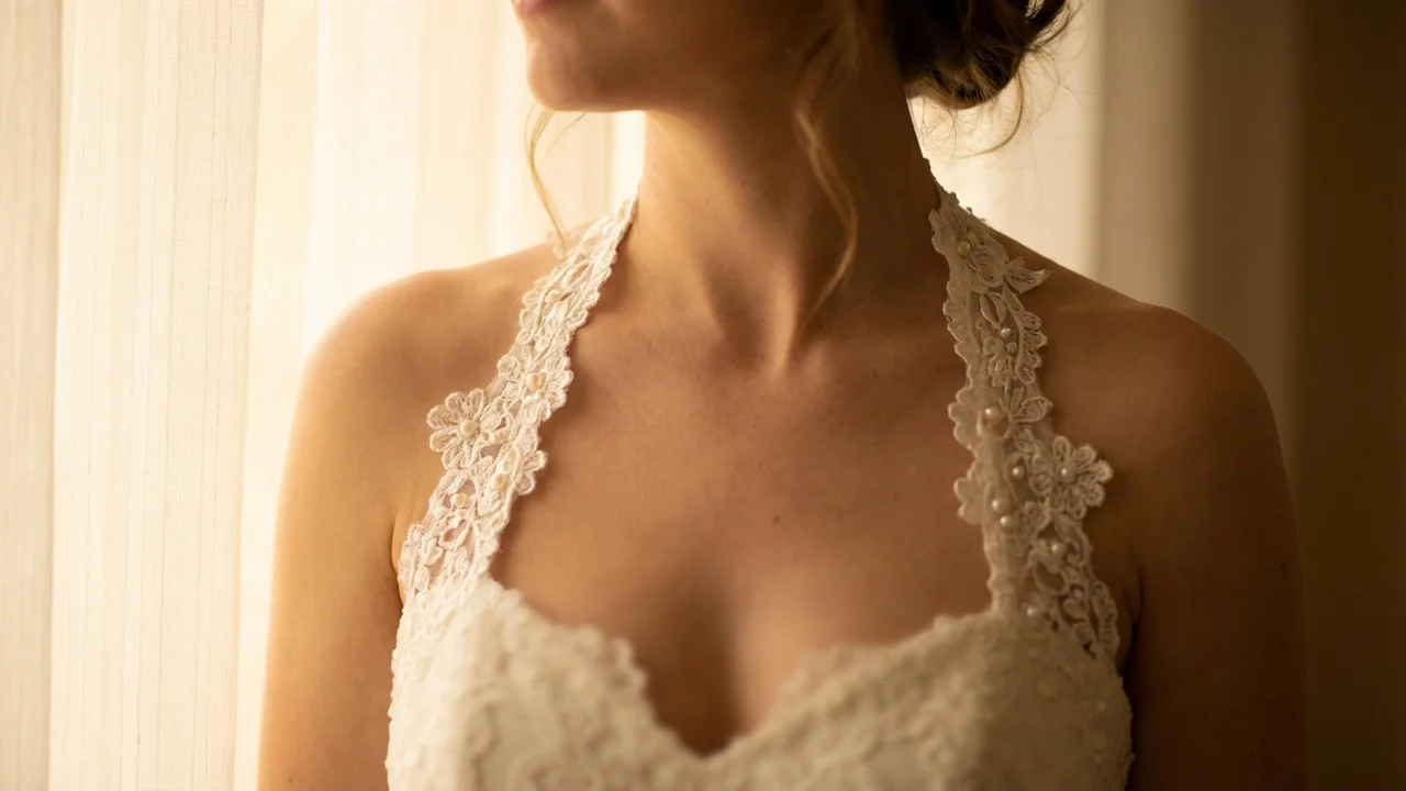 Halter Neck Wedding Dresses - 1