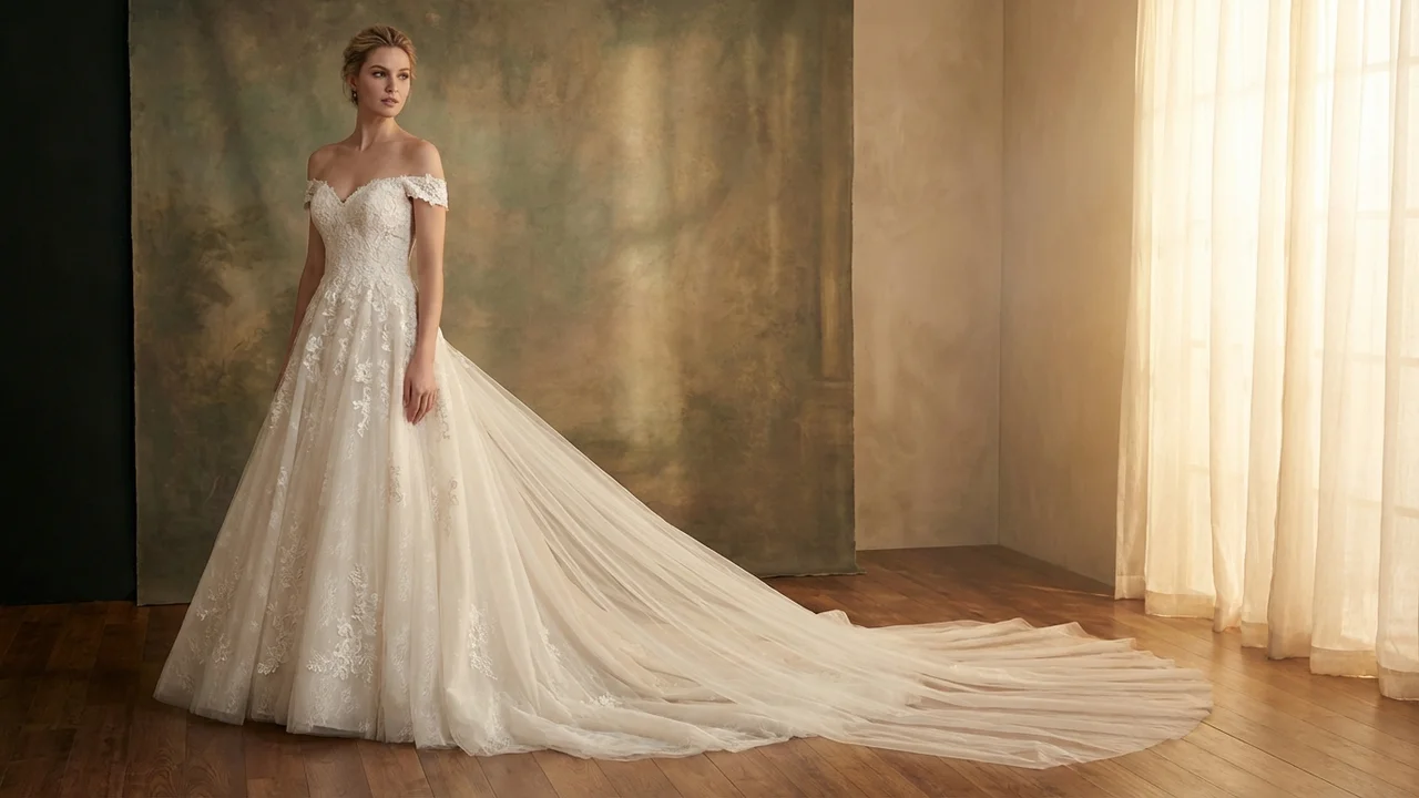 Wedding Dresses with Train - 1