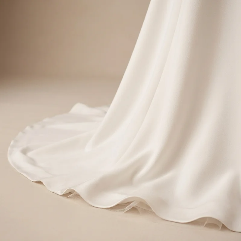 Simple A-Line Wedding Dress — Best Deal - 4