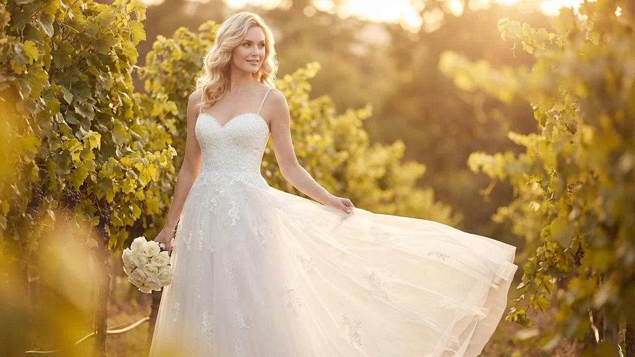 Evangeline Tulle Spaghetti Strap Princess Gown - 6