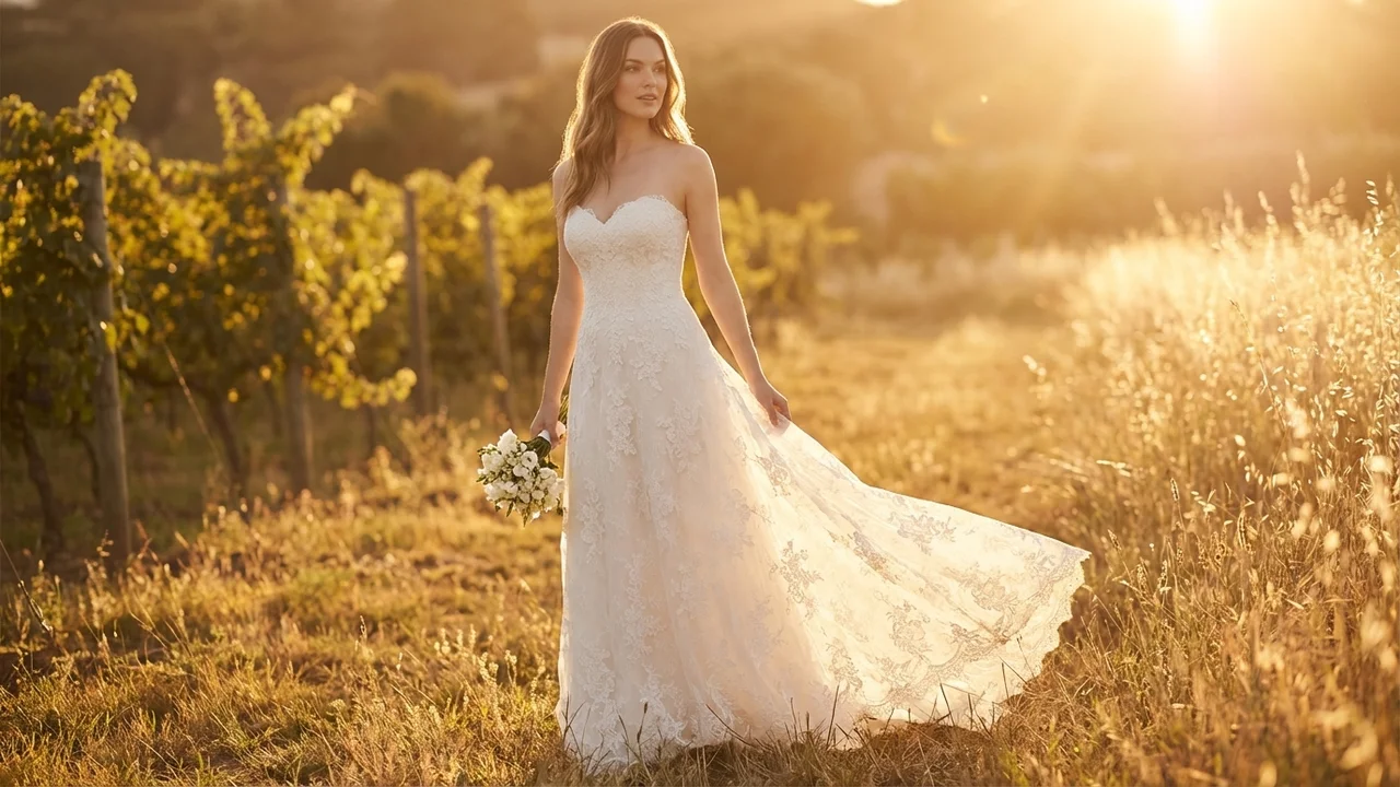 Rosalie Lace A-Line Wedding Dress Under $500 - 6